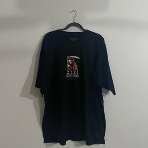 Half evil grim reaper tee